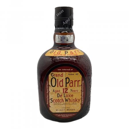 Old Parr 12 Years スコッチウイスキー 750ml　古酒 OLD PARR (オールドパー) ウィスキー スコッチウイスキー 12年 750ml