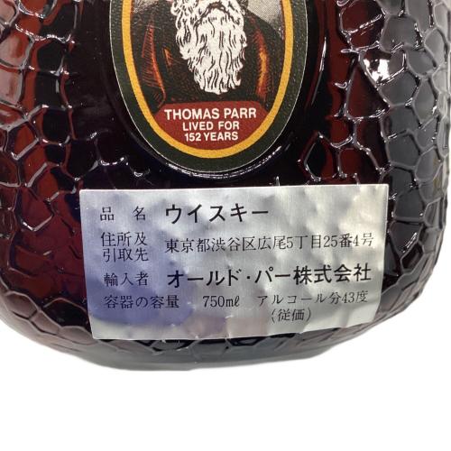 OLD PARR (オールドパー) ウィスキー スコッチウイスキー　12年 750ml