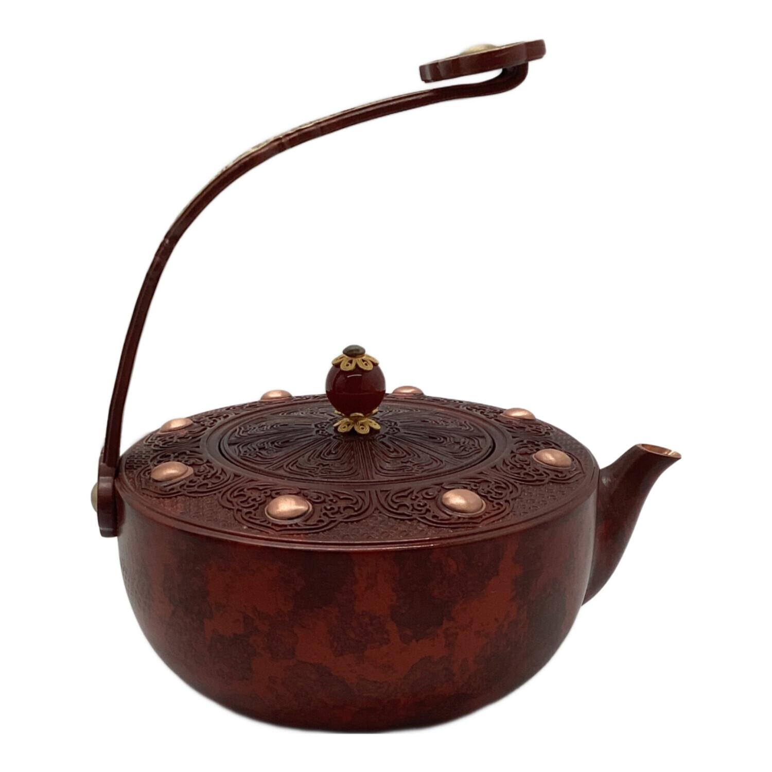 【新品】中国銅器 朱炳仁・銅 茶器 やかん 急須 箱付き 貴重/未使用 贈貴人 中国茶器揃 朱炳仁｜トレファクONLINE