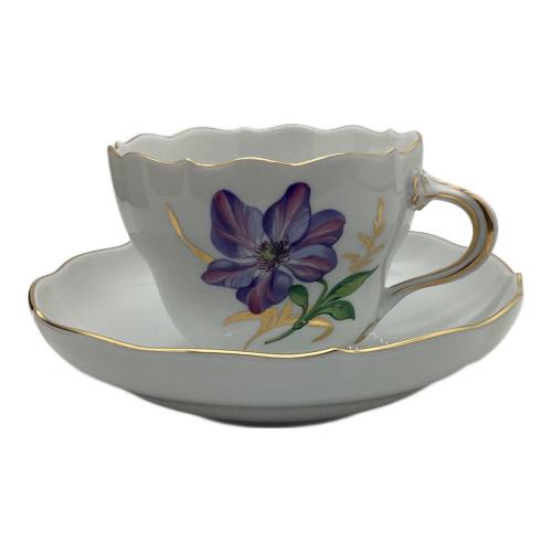 Meissen (マイセン) カップ&ソーサー ベーシックフラワー(クレマチス)
