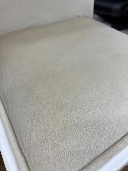 スツール ネコ脚 ホワイト×ブラウン