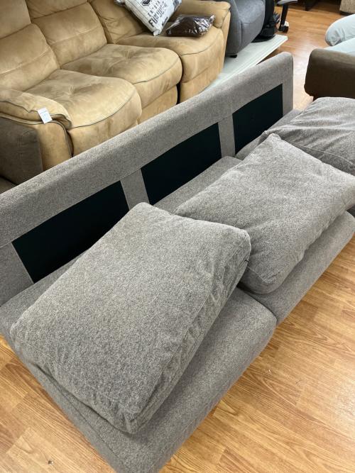 3人掛けソファー 291 グレー×ナチュラル