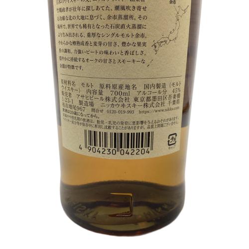 ニッカウヰスキー（ニッカウィスキー）　余市 シングルモルトジャパニーズウィスキー 700ml
