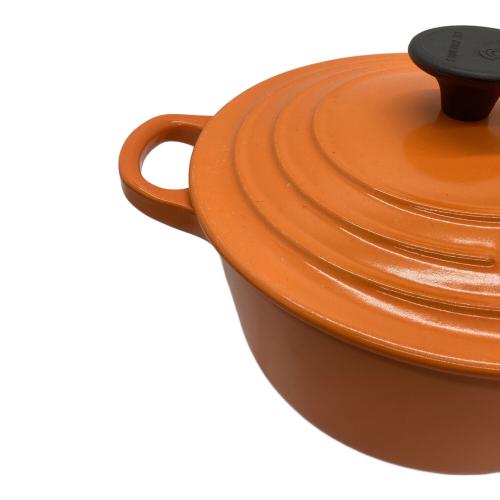 LE CREUSET (ルクルーゼ) ココット・ロンド18cm オレンジ