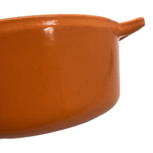LE CREUSET (ルクルーゼ) ココット・ロンド18cm オレンジ