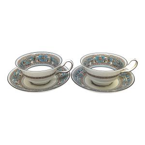 Wedgwood (ウェッジウッド) カップ&ソーサー フロレンティーン・ターコイズ