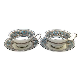 Wedgwood (ウェッジウッド) カップ&ソーサー フロレンティーン・ターコイズ