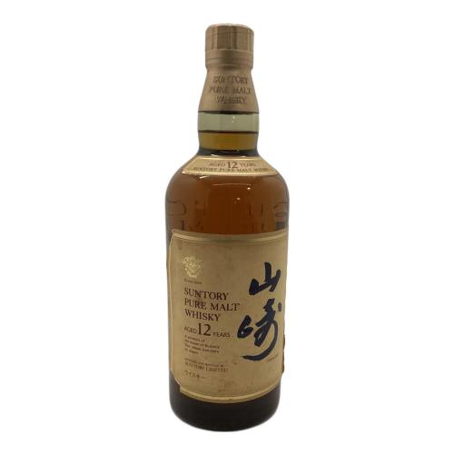 サントリー 山崎 ジャパニーズウイスキー　サントリー ピュアモルトウイスキー 12年 750ml
