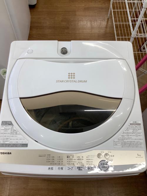 TOSHIBA (トウシバ) 全自動洗濯機 AW-5GA1 2022年製 161