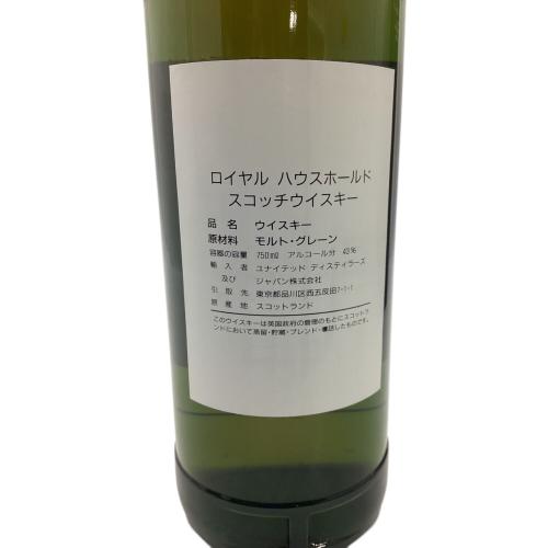 ロイヤルハウスホールド スコッチウイスキー 750ml