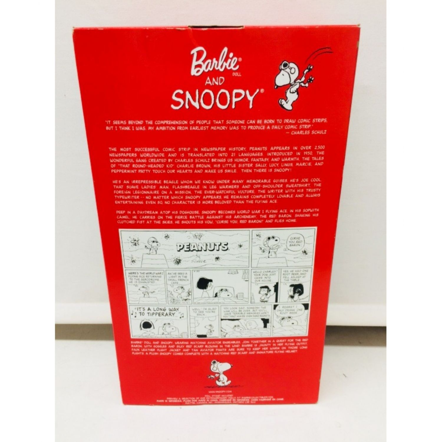 Barbie Snoopyコラボ バービー スヌーピー バービー人形 未使用品 東大阪 トレファクonline