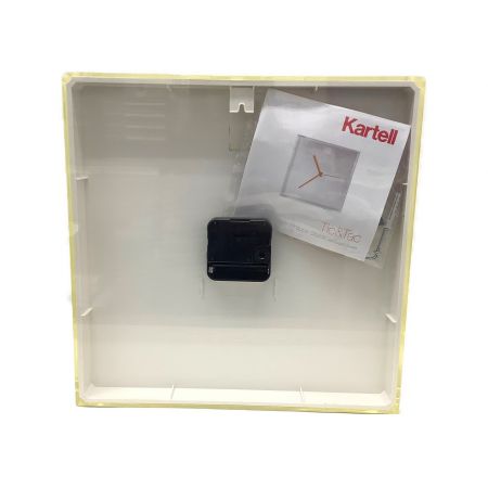 Kartell (カルテル) 置時計 Tic&Tac・Philippe Starck