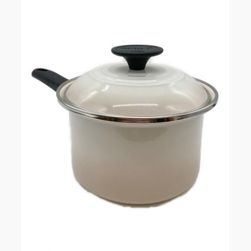 LE CREUSET (ルクルーゼ) ソースパン ホワイト 14cm 未使用品｜トレファクONLINE