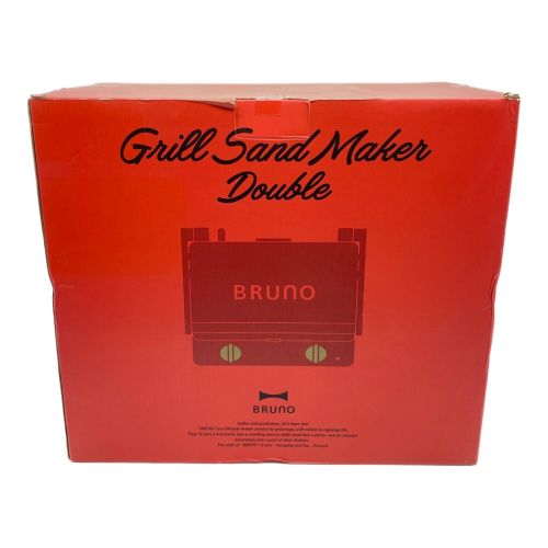 BRUNO (ブルーノ) ホットサンドメーカー 箱付 BOE084 2021年製