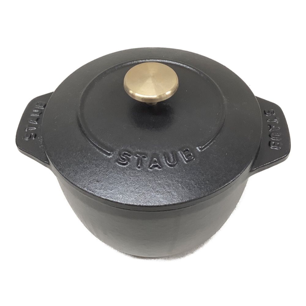 Staub (ストウブ) 両手鍋 ブラック ラ・ココット デ ゴハン 12cm