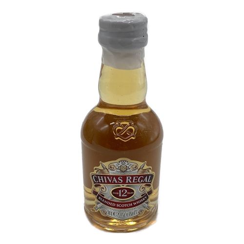 シーバスリーガル (CHIVAS REGAL) ウイスキーセット 50ml×12本 ブレンドスコッチウイスキー 12年 未開封 スコットランド