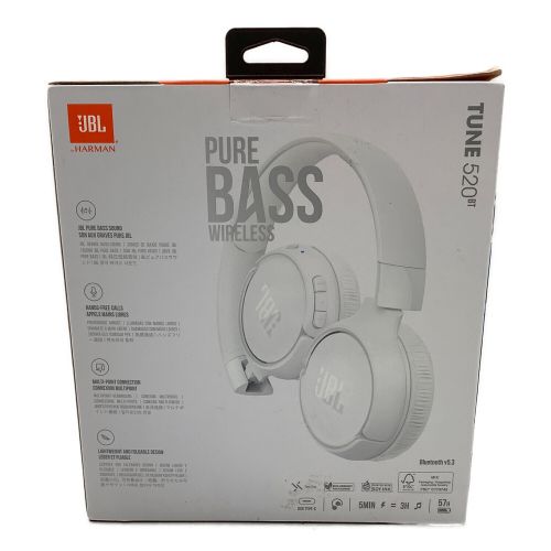 JBL (ジェービーエル) ワイヤレスヘッドホン TUNE520BT MM0211-AN0002492 未使用品