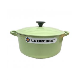 LE CREUSET (ルクルーゼ) ホーロー鍋 SIZE 20cm ライム ココット・ロンド