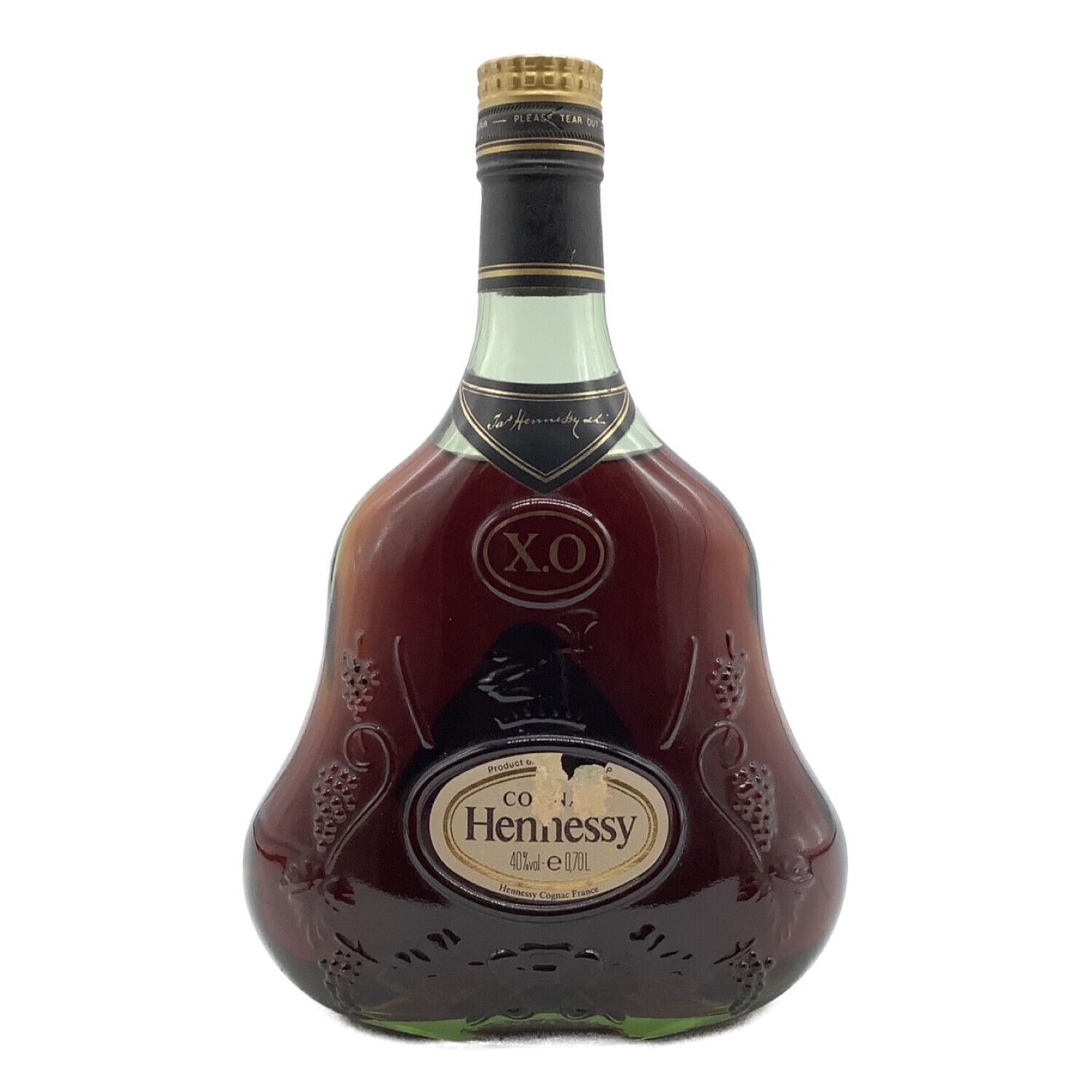 HENNESSY (ヘネシー) コニャック 目減り有・金キャップ 700ml XO 未