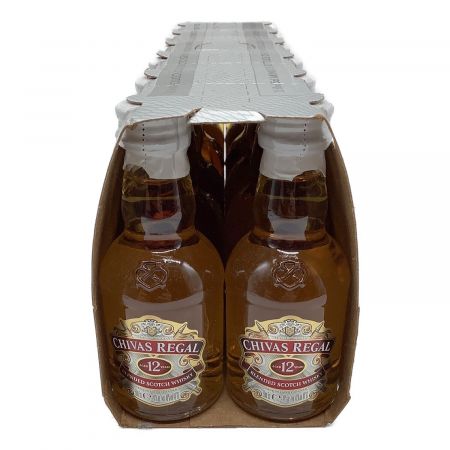 シーバスリーガル (CHIVAS REGAL) ウイスキーセット 50ml×12本 ブレンドスコッチウイスキー 12年 未開封 スコットランド