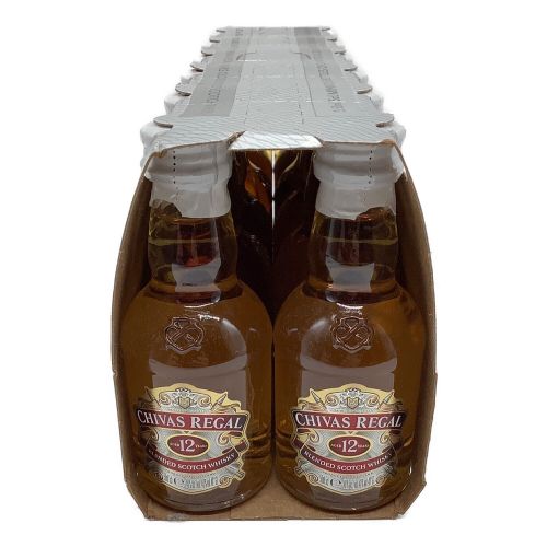 シーバスリーガル (CHIVAS REGAL) ウイスキーセット 50ml×12本 ブレンドスコッチウイスキー 12年 未開封 スコットランド