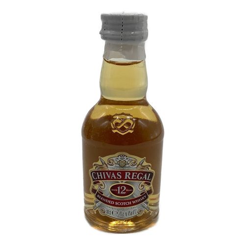 シーバスリーガル (CHIVAS REGAL) ウイスキーセット 50ml×12本 ブレンドスコッチウイスキー 12年 未開封 スコットランド