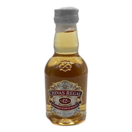 シーバスリーガル (CHIVAS REGAL) ウイスキーセット 50ml×12本 ブレンドスコッチウイスキー 12年 未開封 スコットランド