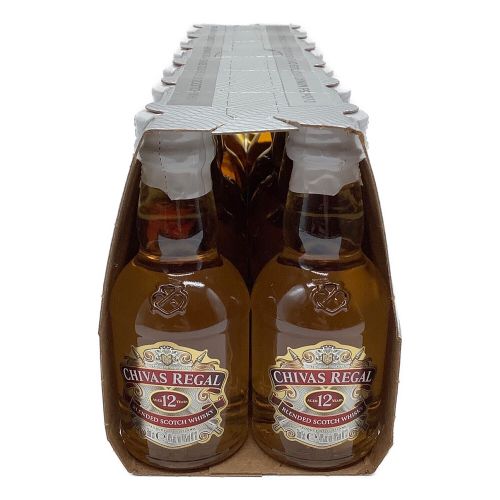 シーバスリーガル (CHIVAS REGAL) ウイスキーセット 50ml×12本 ブレンドスコッチウイスキー 12年 未開封 スコットランド