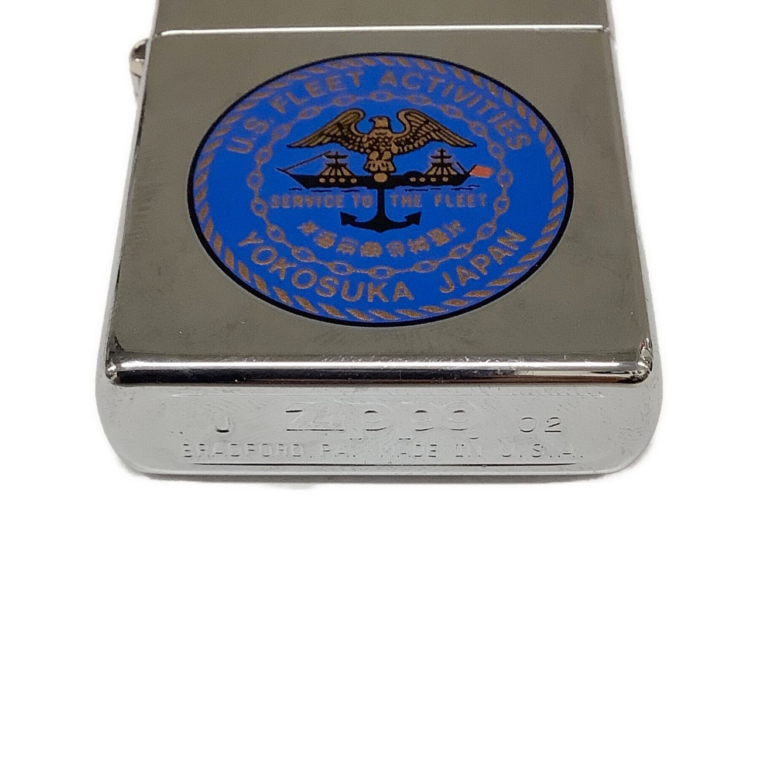 ZIPPO U.S FLEET ACTIVITIES YOKOSUKA JAPAN 2002年10月製造