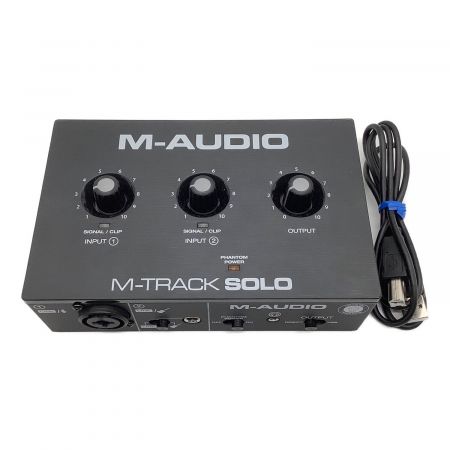M-AUDIO (Ｍオーディオ) M-TRACK SOLO 2チャンネルUSBオーディオインターフェース NMB-003 （21）A42302249883368