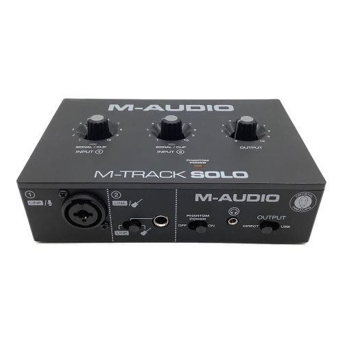 M-AUDIO (Ｍオーディオ) M-TRACK SOLO 2チャンネルUSBオーディオ