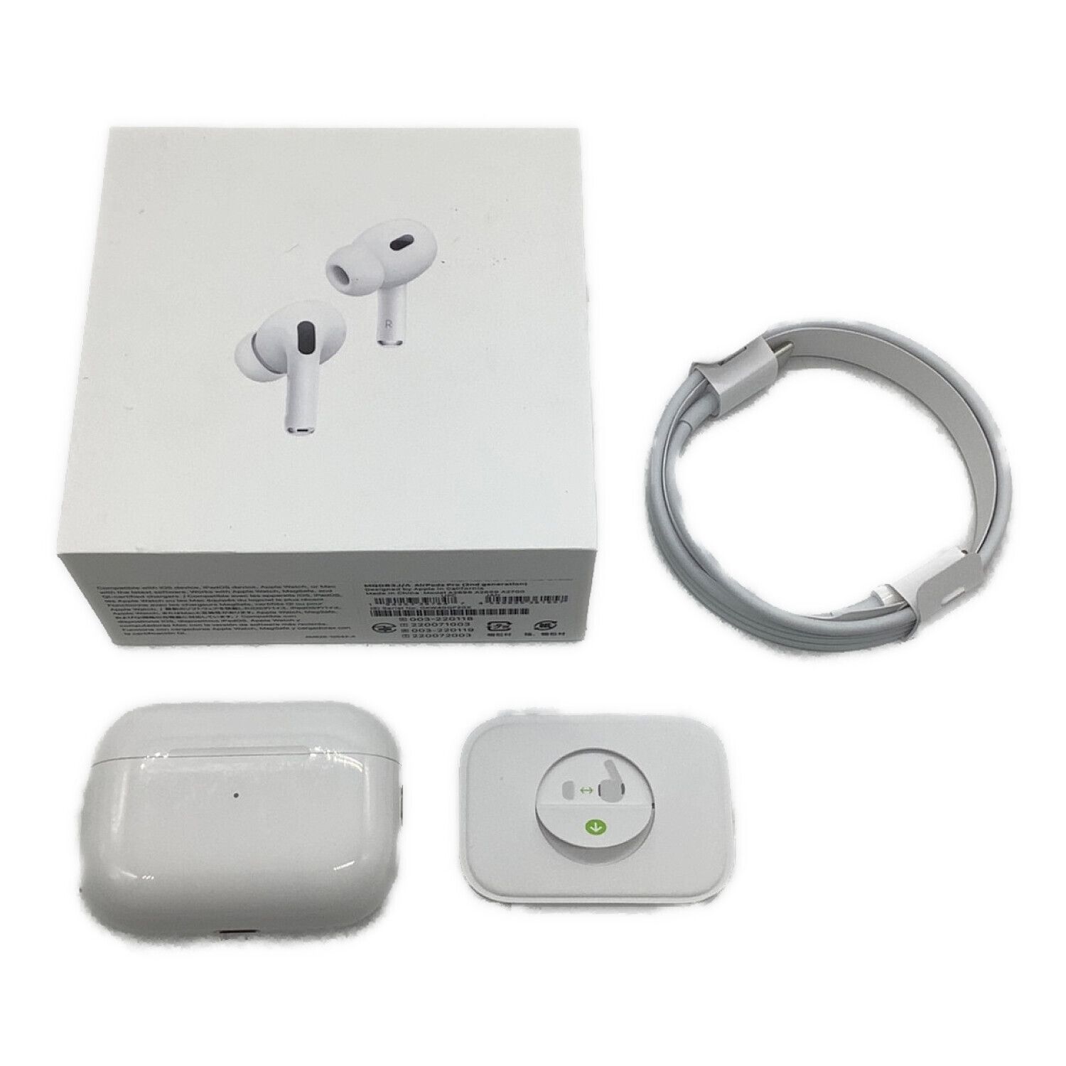Apple AirPods 第二世代 箱付き 充電線付き - ヘッドホン
