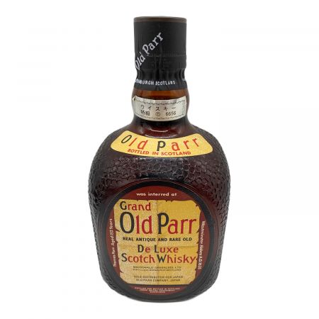 OLD PARR (オールドパー) ウィスキー 760ml De Luxe Scotch Whisky 【特級】 未開封｜トレファクONLINE