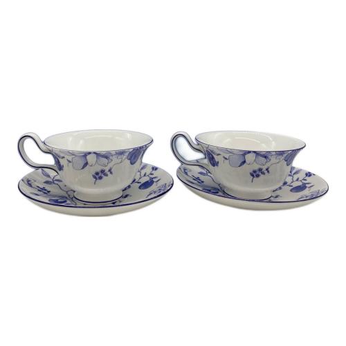 Wedgwood (ウェッジウッド) ティーカップ&ソーサー ブループラム 2Pセット
