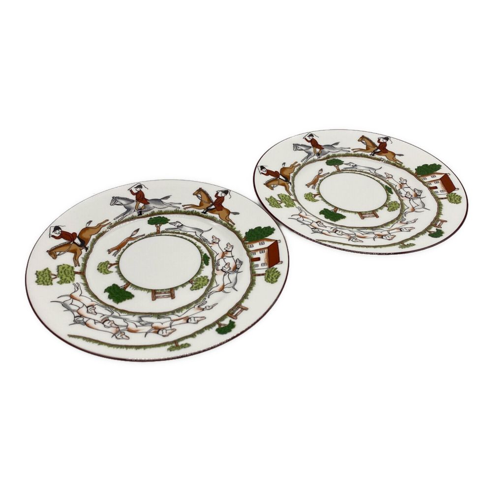 Wedgwood (ウェッジウッド) プレート 18cm ハンティングシーン 2P