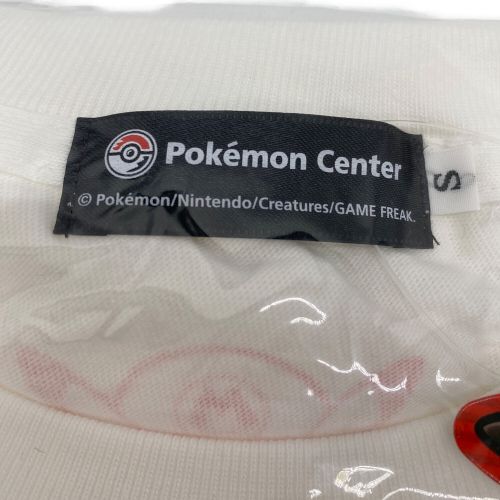 Pokemon Center (ポケモンセンター) 半袖Tシャツ メンズ SIZE S ホワイト マリオピカチュウ 夏物