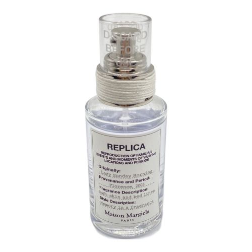 Maison Margiela (メゾンマルジェラ) フレグランス レプリカ レイジー サンデー モーニング EDT 30ml 残量80%-99%