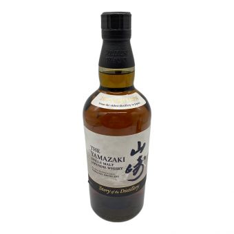 サントリー シングルモルトウィスキー Story of the Distillery 2024 EDITION 700ml 山崎 未開封(ラベルハガレ有)