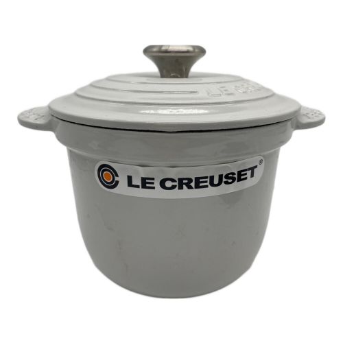 LE CREUSET (ルクルーゼ) 鍋 グレー ココット・エブリィ18