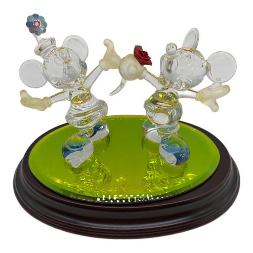 ARRIBAS BROS (アリバスブラザーズ) ミッキー&ミニー 東京ディスニーランド ガラス製置物