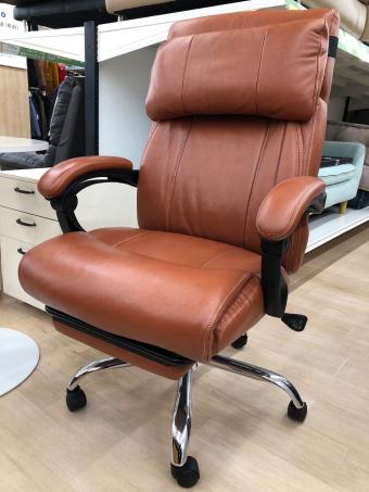 ワークチェアー ブラウン 5 ヘッドレスト付き