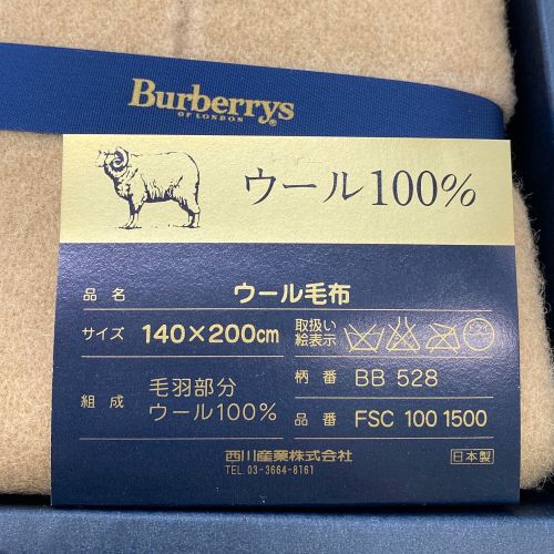 Burberry's (バーバリーズ) ウール毛布 140*200cm