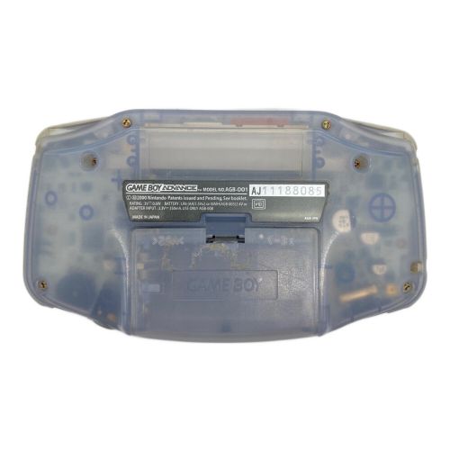 Nintendo (ニンテンドー) GAMEBOY ADVANCE ※電池蓋破損有 agb-001 動作確認済み ■