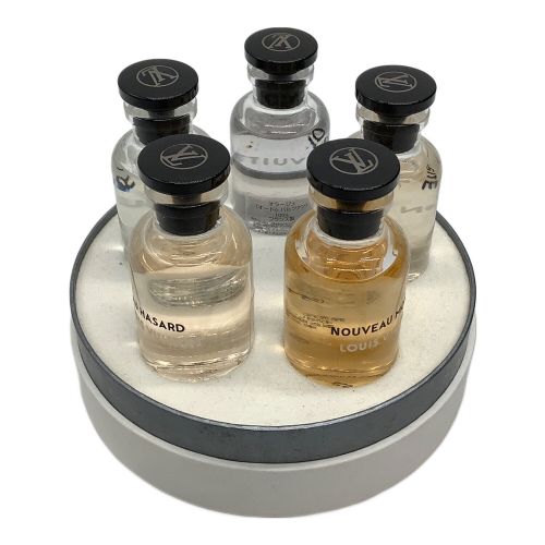 LOUIS VUITTON (ルイ ヴィトン) パルファン オラージュ/リマンシテ/ヌーボ・モンド/オーアザール/スール・ラ・ルート 10ml×5 残量80%-99%