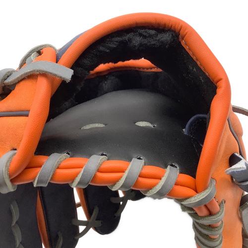 Yabane グローブ オレンジ×ネイビー 右利き用 Y23-05