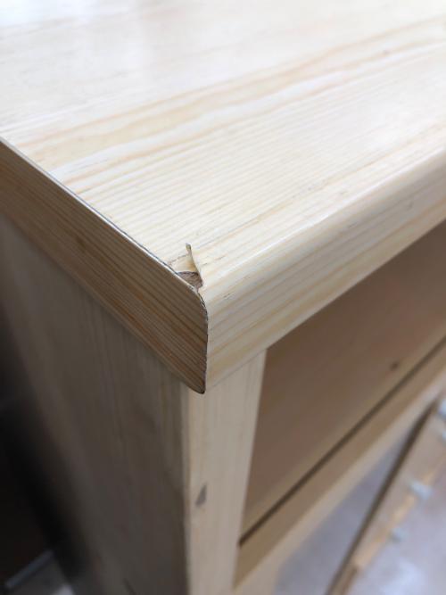 キッチンボード ナチュラル 260 2枚扉 引出⑤