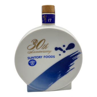 サントリー ウィスキー サントリーフーズ 30周年記念ボトル「夢大きく」佐治信忠 600ml 響 17年 陶器ボトル 未開封