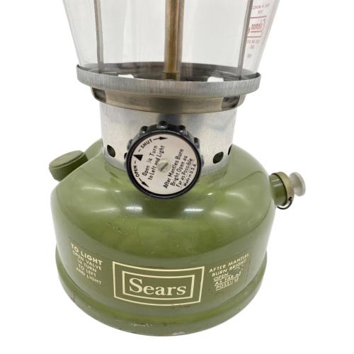 Sears (シアーズ) ガソリンランタン アボカドグリーン テーパーグローブ 72241 1972年1月 ヴィンテージ