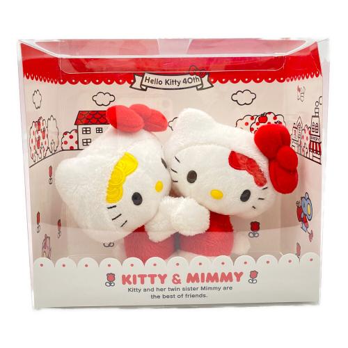 Sanrio (サンリオ) ヌイグルミ ハローキティ40周年アニバーサリー ハローキティ＆ミミィ