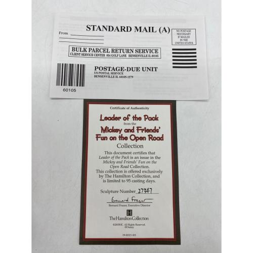 DISNEY (ディズニー) ハミルトン社 ミッキーオープンロードコレクションフィギュア